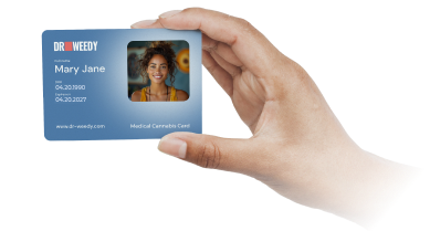 Medical marijuana card issued after an online evaluation